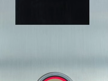 Silver brushed metal elevator button panel texture (ID:ffaeh655636)