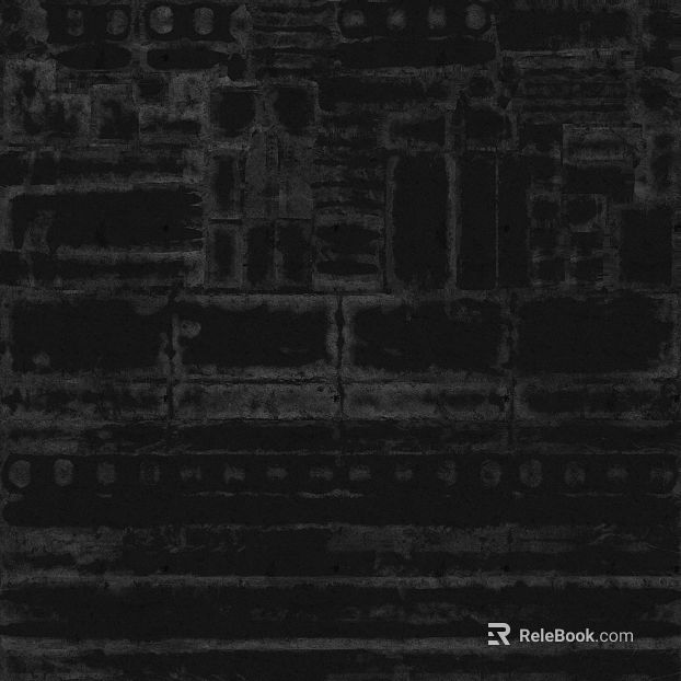 Black old sheet metal industrial wall finish texture