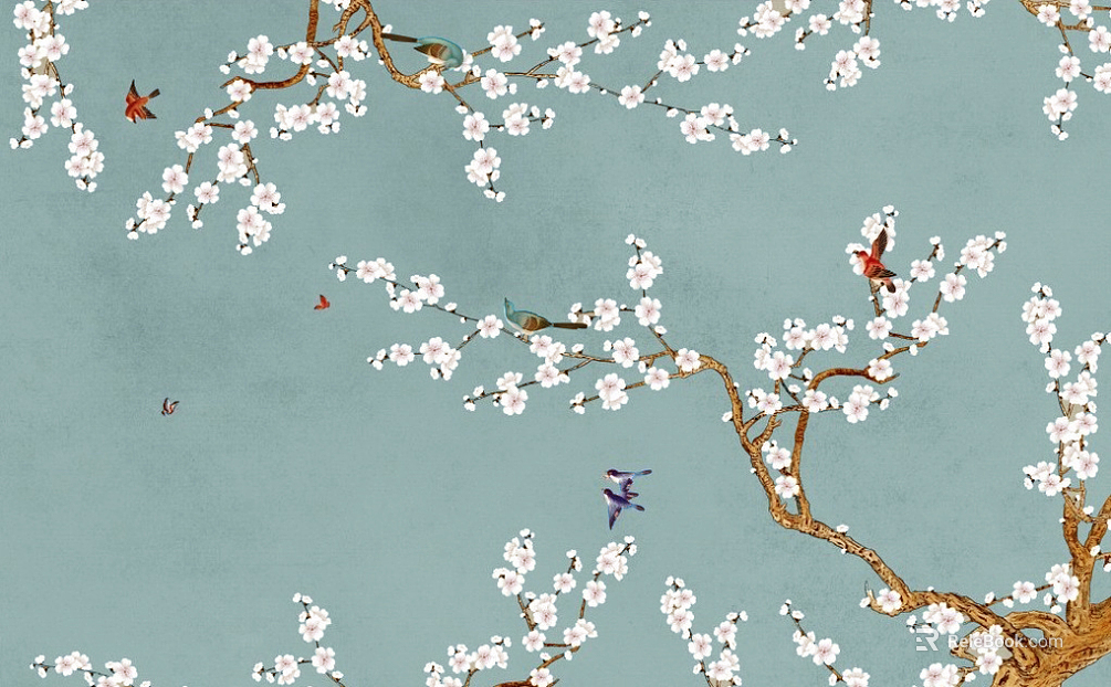 animal and plant pattern texture