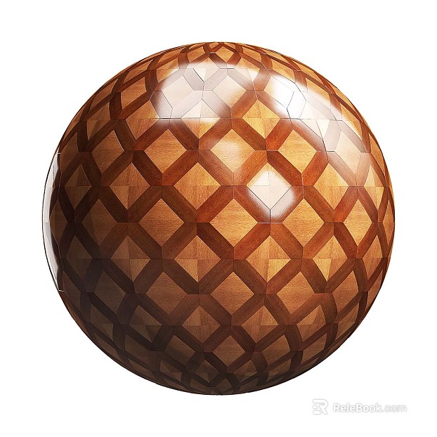 Wood parquet PBR texture