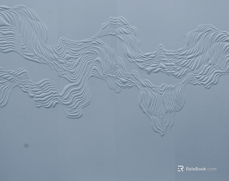 three-dimensional physical painting texture
