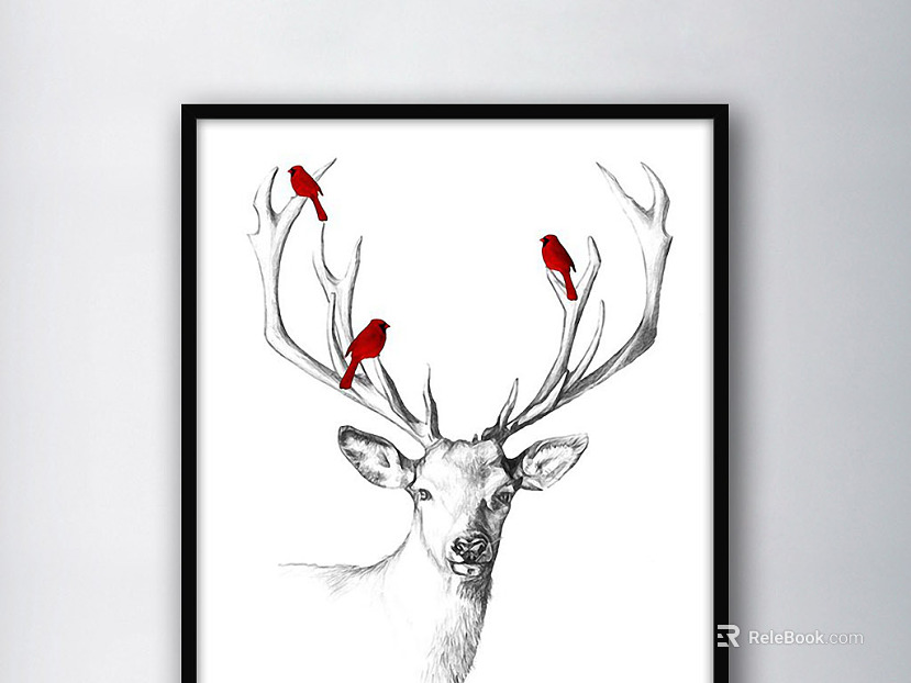 Animal painting texture