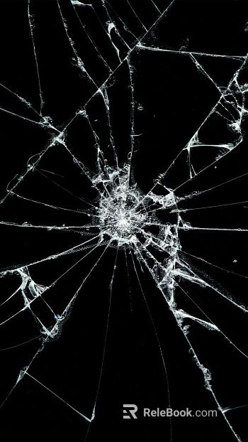 Broken glass texture