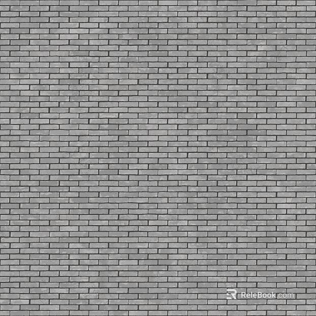 Brick wall gray seam wall brick texture