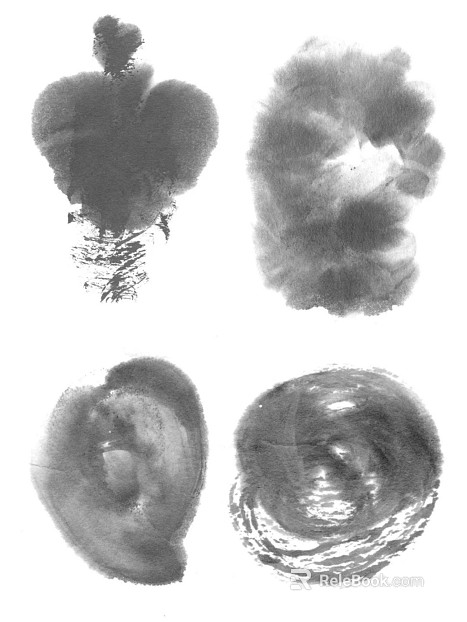 Ink and wash texture