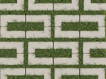 grass-planting brick texture (ID:ffach355814)