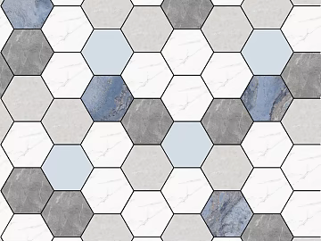 Hexagonal brick net red hexagonal small brick seamless texture (ID:ffacg10100)
