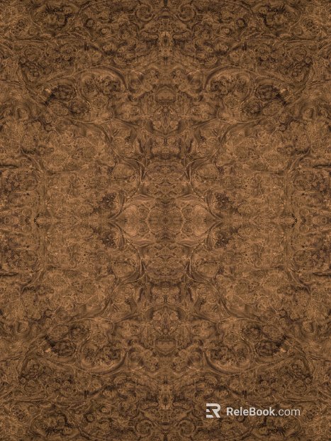 Dark brown nodule wood veneer background wall panel texture
