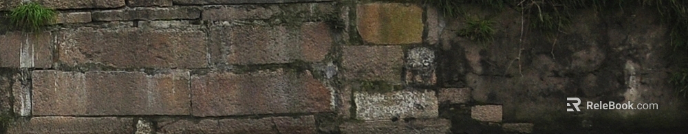 Brown rubble wall texture