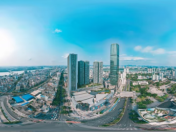 HDR city road traffic panorama texture (ID:ffach668103)