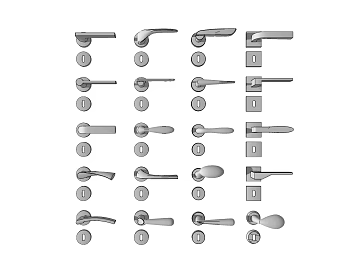 Silver Metal Door Handle Interior Door Accessories texture (ID:ffaeh962886)