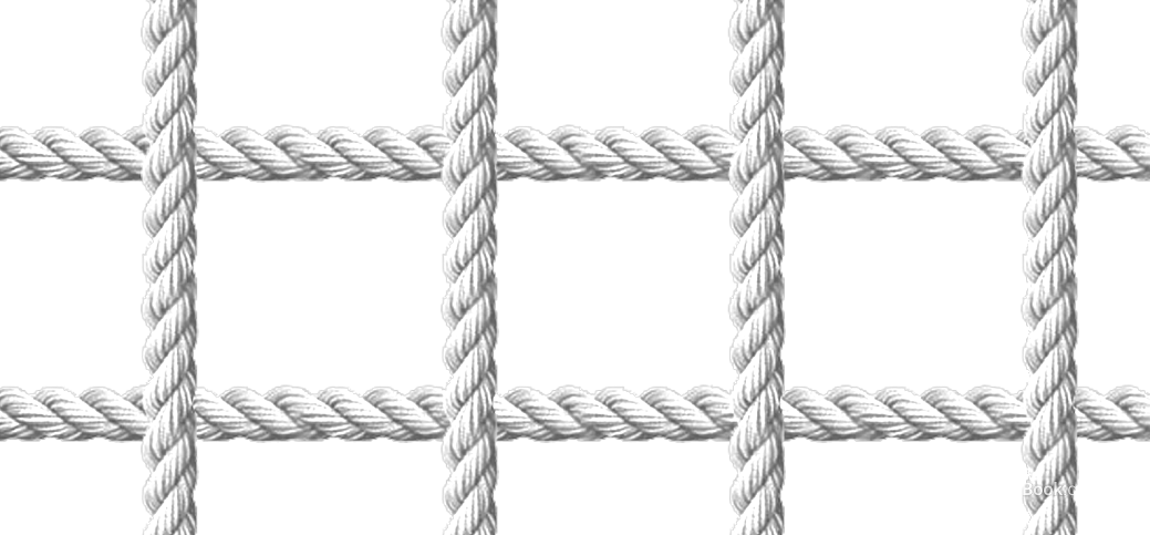 White braided rope net outdoor protective net texture