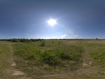 Outdoor Blue Sky Grassland Lawn HDR texture (ID:ffach751456)