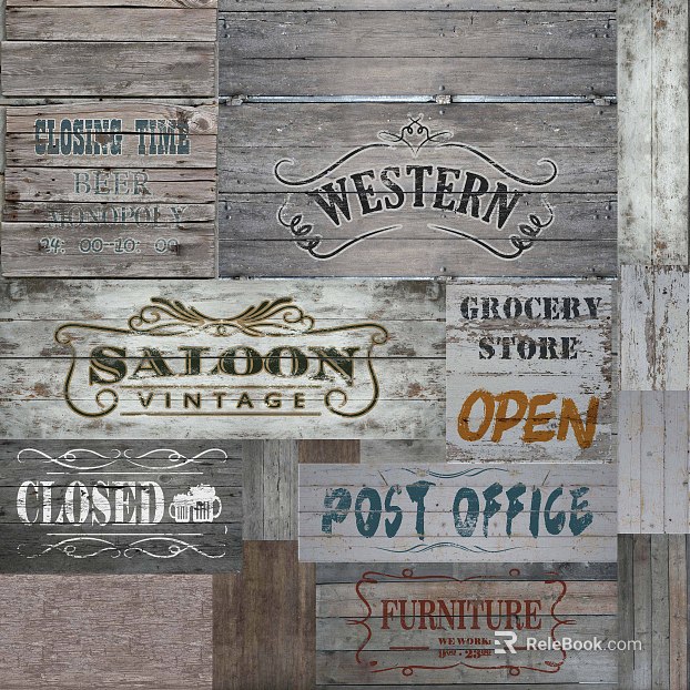 Wooden panel texture