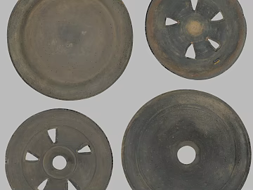 Dark gray old metal industrial components texture (ID:ffaeh568396)