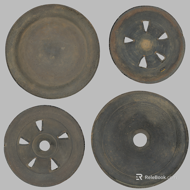 Dark gray old metal industrial components texture
