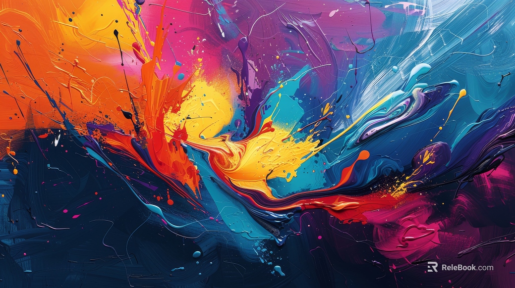 Oil Painting Smear Art Abstract Texture texture