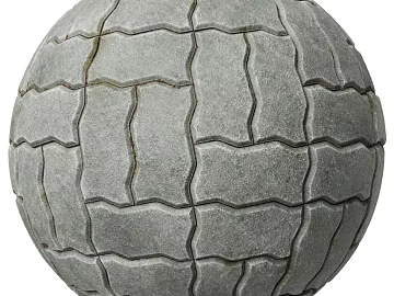 Permeable Brick PBR texture (ID:ffach468481)