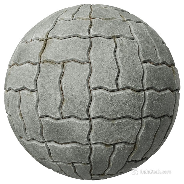 Permeable Brick PBR texture