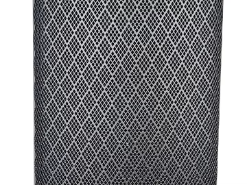 Black Perforated Metal Speaker Decorative Panel texture (ID:ffaeh070291)