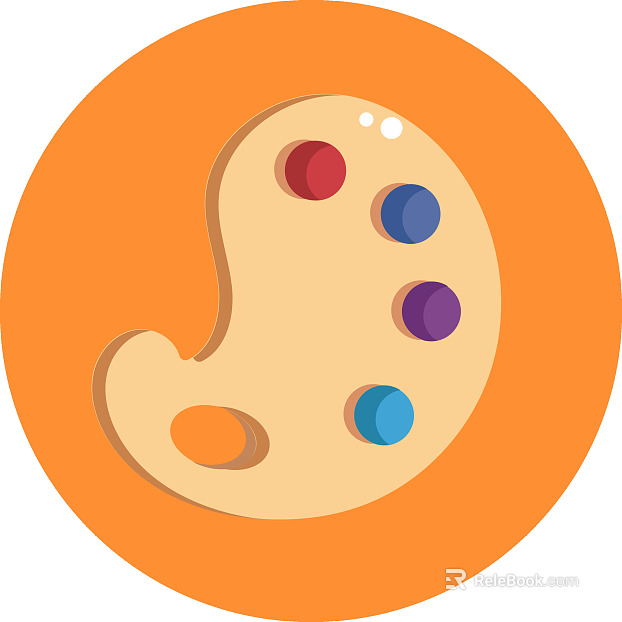cartoon painting texture