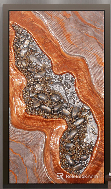 three-dimensional physical painting texture