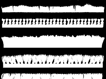 White fringed trim corners texture (ID:ffaeh640376)