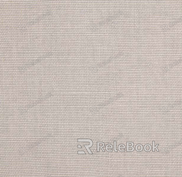 Swatch of plain cloth, exhibiting a uniform, light beige color with a subtle, textured surface, resembling linen or cotton fabric.