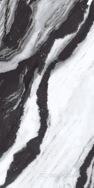 Black and white flow pattern marble wall ground stone texture