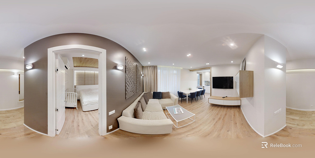 Modern Indoor HDR Indoor Apartment Living Room Dormitory texture