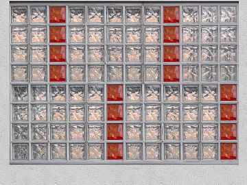 Glass brick concrete cement building exterior wall texture (ID:ffach986271)