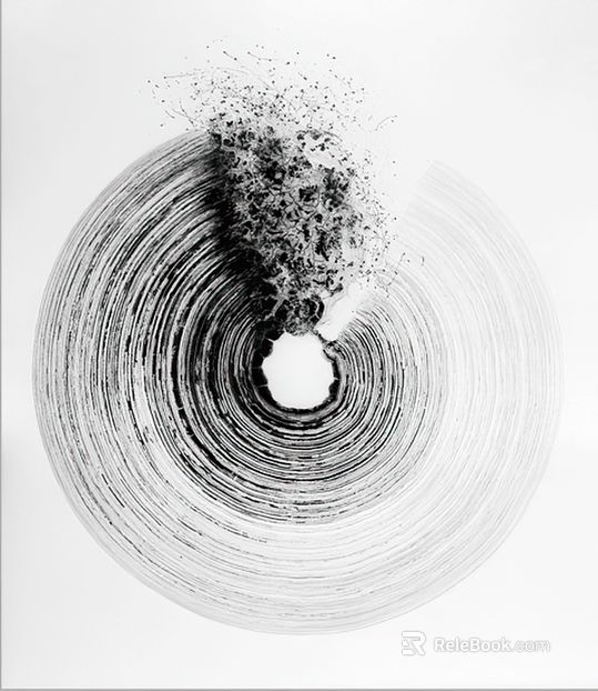 black and white painting texture