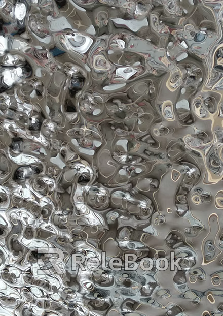 water corrugated metal texture