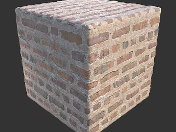 Brick PBR texture (ID:ffach354351)