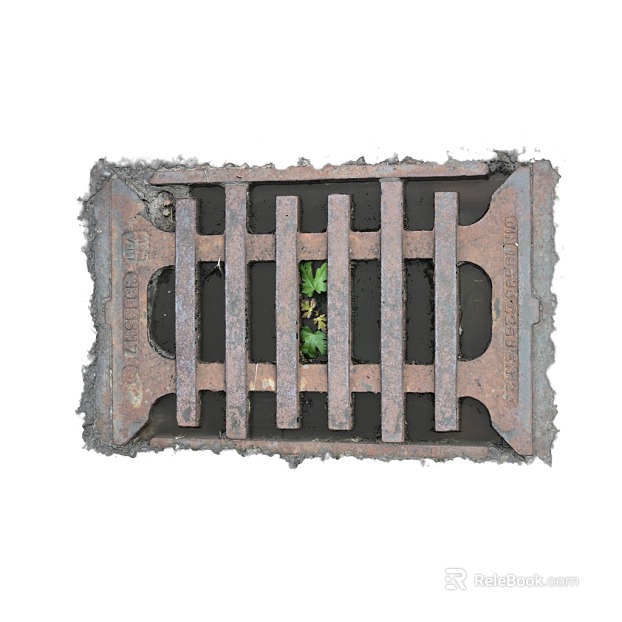 Manhole Cover PBR texture
