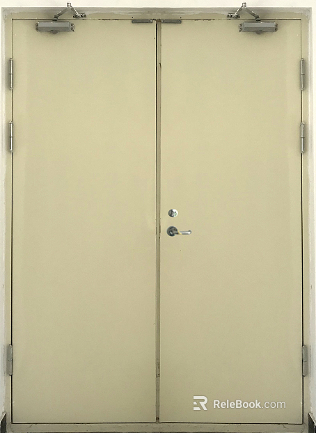 Metal door texture