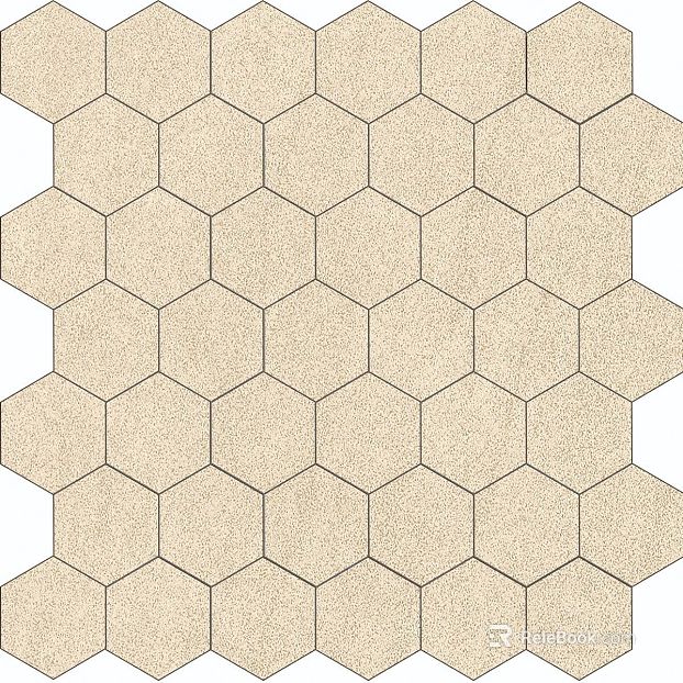 Hexagonal Brick Solid Color Hexagonal Brick texture