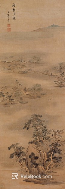 landscape painting texture