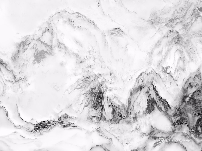 landscape marble black and white landscape texture