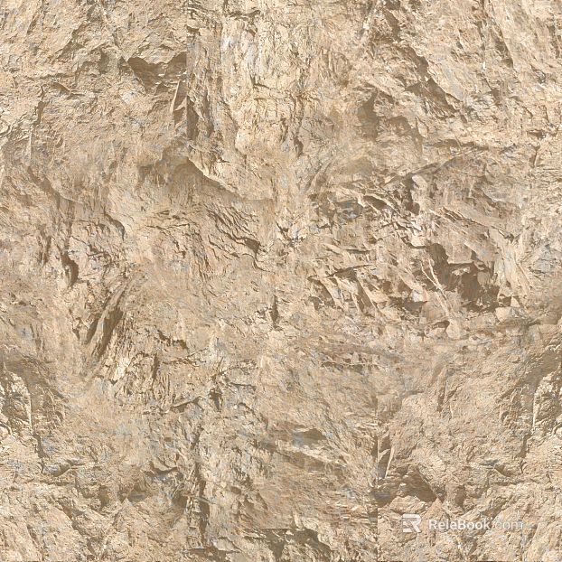 Beige rock exterior finish texture