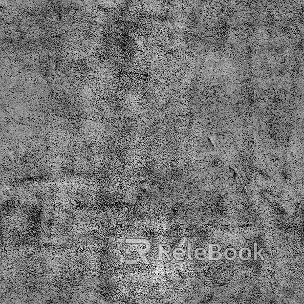 The image depicts a close-up of a rough, gray cement surface with various shades and textures, showcasing the material's raw, urban aesthetic.