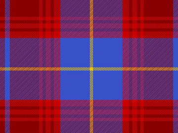 Scottish tartan fabric 3d model