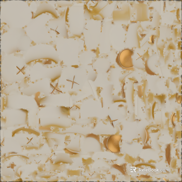 Light Luxury Rice White Terrazzo Kitchen and Bathroom Floor texture