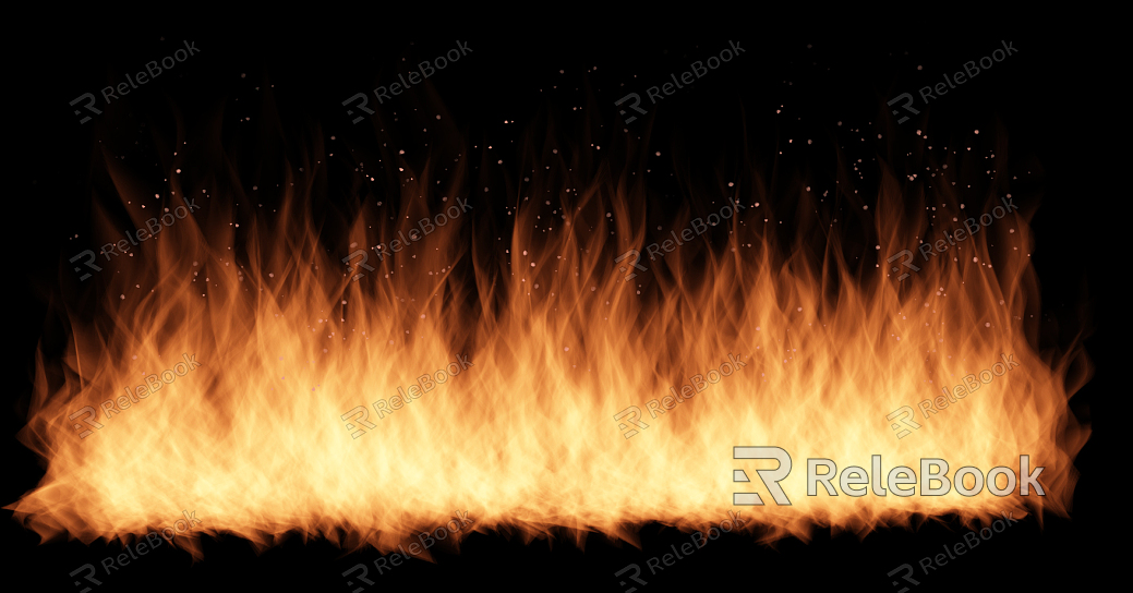 Flame texture texture