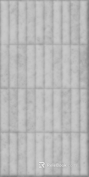 Light gray strip brick wall interior wall texture