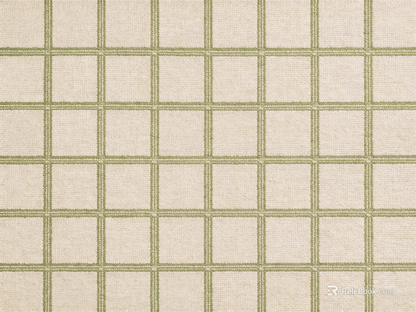 Light green checkered textured rug texture