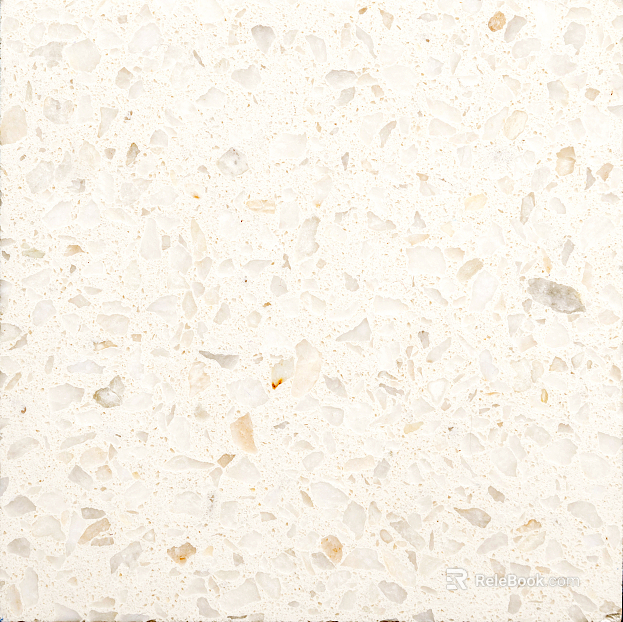Beige quartz terrazzo texture