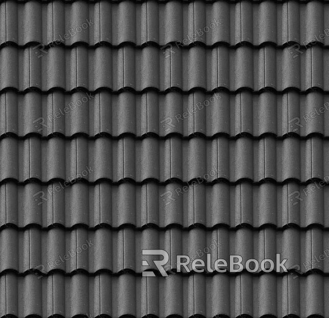 Green tile texture
