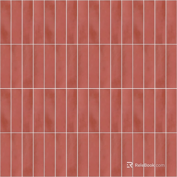 Red brown strip tile wall for use texture