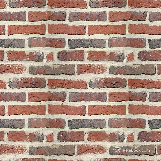 Brick wall horse teeth rub red brick wall seamless texture